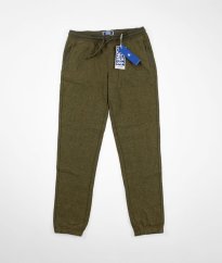 Olivové silnější tepláky JACK & JONES