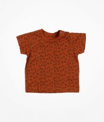 Skořicové tričko s potiskem MATALAN