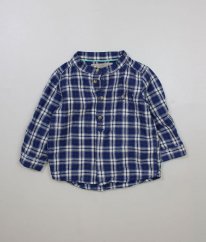 Modrobílá károvaná košile H&M
