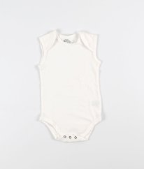 Bílé tílkové body z biobavlny