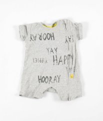 Šedý kraťasový overal MOTHERCARE