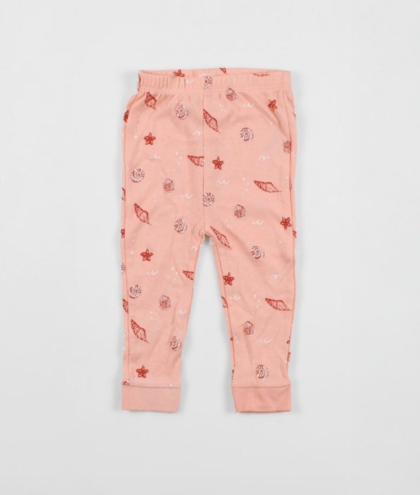 Růžové tepláčky s mušlemi NUTMEG