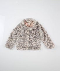 Růžovošedý leopardí kabát YD