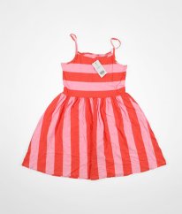 Růžové proužkované šaty F&F