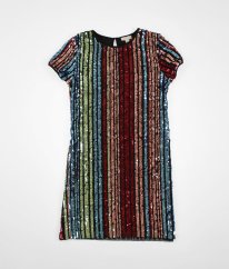 Barevné flitrové šaty PRIMARK