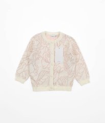 Smotanovoružový prepínací sveter z biobavlny NAME IT