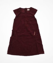 Vínové menčestrové šaty NAME IT