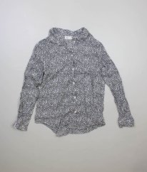 Bielošedá leopardia košela ZARA