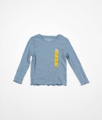 Modré žebrované triko PRIMARK