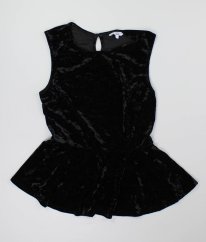 Černé sametové šaty NEW LOOK