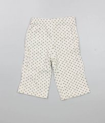 Krémové pyžamové kalhoty s hvězdičkami