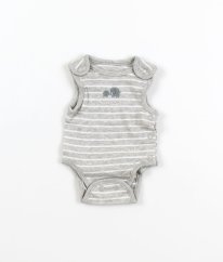 Šedé pruhované body se slůňátky  GEORGE (1,8kg)