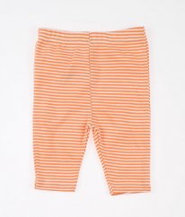 Oranžovobílé pyžamové kalhoty NUTMEG