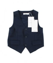 Tmavě modrá společenská vesta NAME IT