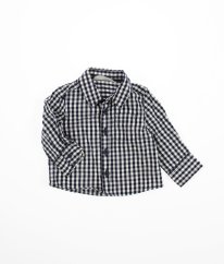Bílomodrá kostičkovaná košile PRIMARK