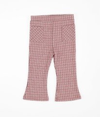 Růžové kárované kalhoty PRIMARK