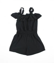 Čierny kraťasový overal RIVER ISLAND