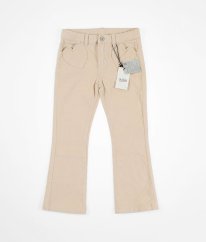 Béžové manšestrové nohavice BLUKIDS