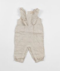 Béžový nohavicový overal H&M