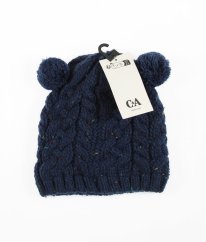 Modrá zateplená čepice C&A