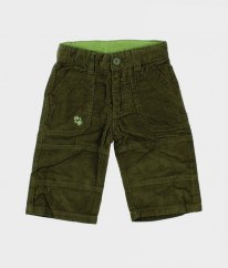 Zelené manšestrové kalhoty