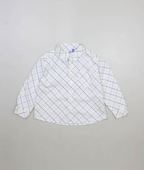 Bílomodrá károvaná košile JASPER CONRAN