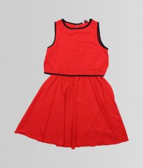 Červené lehké šaty M&CO