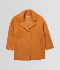 Oranžový vlněný kabát MARMAR COPENHAGEN