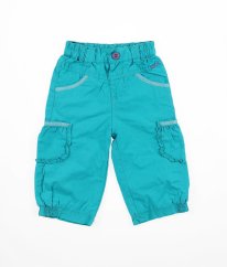 Modrozelené podšuté kalhoty ZEEMAN