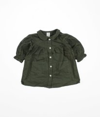 Olivové pevnejšie šaty H&M