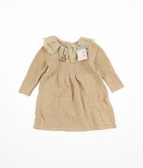 Béžové svetrové šaty PRIMARK